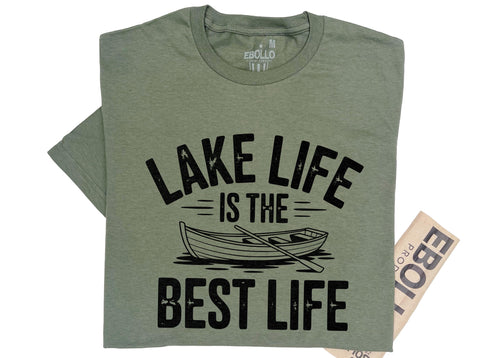 Lake Life T-Shirt: Funny Outdoor Camping Tee, Family Vacation