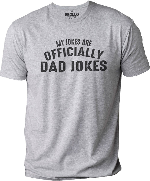 Funny Shirt Men - Dad Jokes | Officially Dad Jokes | Fathers Day Gift - Shirt for Men - from Daughter to Dad - Dad Shirt