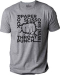 Rock Paper Scissors Throat Punch I win | Funny Shirt Men - Fathers Day Gift - Funny Gift for Friend - Dad Shirt - Husband Gift