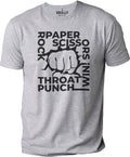 Rock Paper Scissors Throat Punch I win | Funny Shirt Men - Fathers Day Gift - Funny Gift for Friend - Dad Shirt - Husband Gift