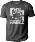Rock Paper Scissors Throat Punch I win | Funny Shirt Men - Fathers Day Gift - Funny Gift for Friend - Dad Shirt - Husband Gift
