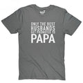 Fathers Day Gift 'Best Husband Get Promoted to Papa' T-Shirt Mens t shirt Papa - Gift for Dad Papa shirt Funny Shirt - Dad Gift Fathers Day