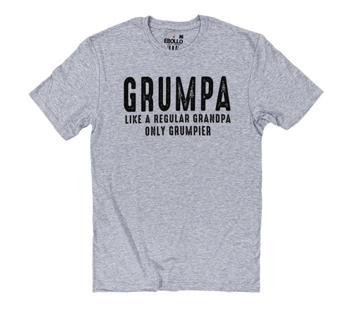 Grumpa, Like a Regular Grandpa Only Grumpier Shirt | Fathers Day Gift - Grandpa shirt - Funny Shirt Men - Grandpa Gift - Grumpy TShirt
