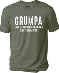 Grumpa, Like a Regular Grandpa Only Grumpier Shirt | Fathers Day Gift - Grandpa shirt - Funny Shirt Men - Grandpa Gift - Grumpy TShirt