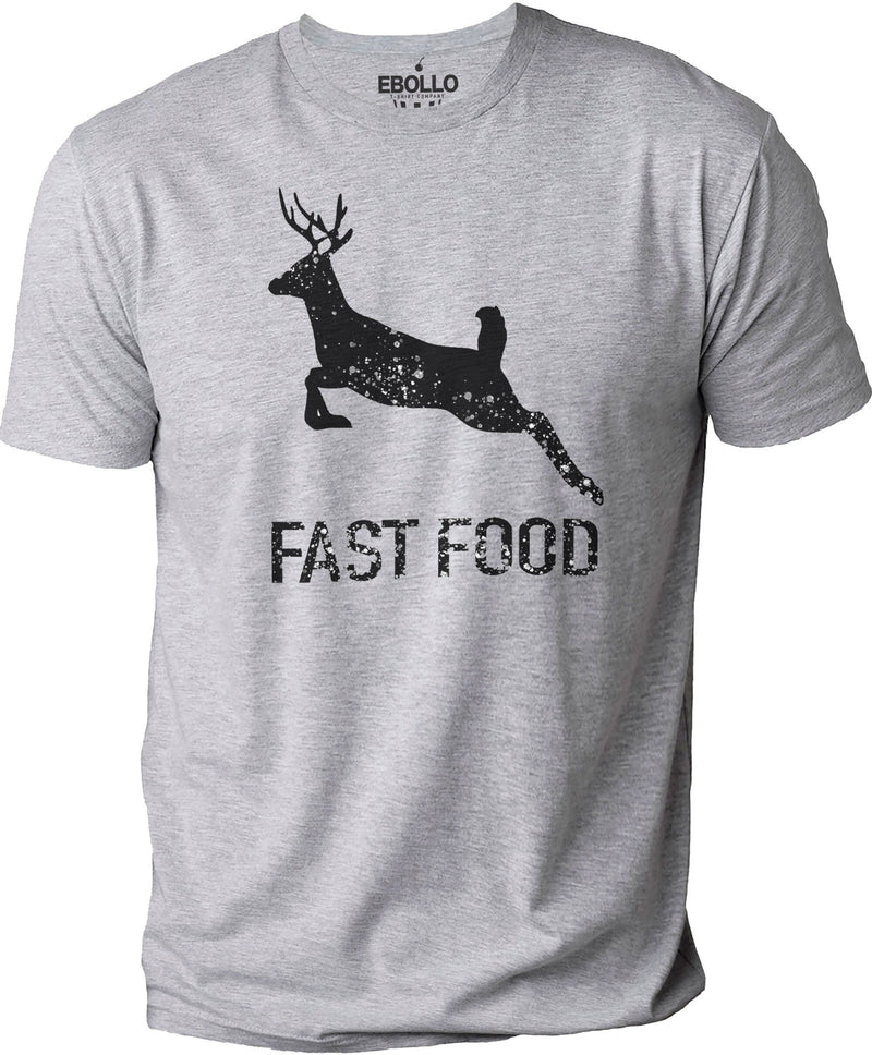 Funny Hunting Shirt | Fast Food Deer | Hunters Shirts - Fathers Day Gift - Deer Running Tshirt