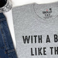 With a Body Like This Who Needs Hair | Funny Shirt for Men - Fathers Day Gift - Husband Gift - Humor Tshirt - Dad Gift - Mens Shirt