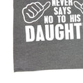Funny Father's Day T-Shirt: 'This Dude Never Says No' for Dads