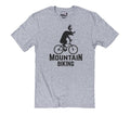 Mountain Biking T-Shirt | Funny Moose on Bike Graphic Tee