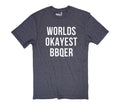 Grilling Gift, Worlds Okayest BBQer T-Shirt | Funny Fathers Day Gift for Him