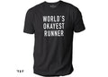 World's Okayest Runner Shirt: Funny Men's Running Tee