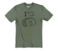 I Heart Tacos Shirt - Funny Taco Lover Tee for Fathers Day Gift