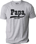 Personalized 'PAPA' Since 2026 T-shirt - Custom Father’s Day Gift