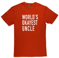 Uncle Shirt - World's Okayest Uncle | Funny Shirts for Men - Uncle Gift - Fathers Day Gift - Shirt for Uncle Husband Gift