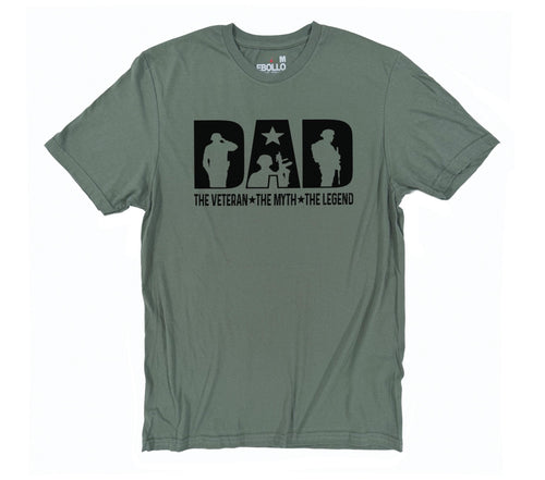 Dad The Veteran T-Shirt | Humorous Father's Day Gift for Veterans