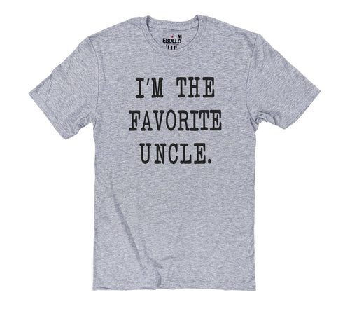 Uncle Shirt - I'm Favorite Uncle | Fathers Day Gift - Mens T shirt Uncle Gift I Love My Uncle Funny Shirt Funcle Gift Tee
