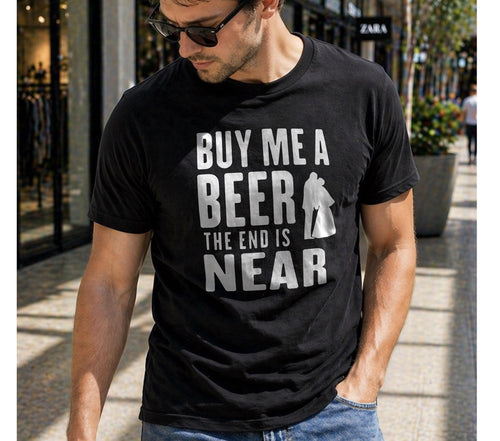 Funny Shirt “Buy Me a Beer” T-Shirt | Hilarious Bachelor Party Gift for Men