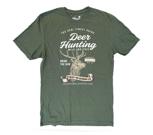 Deer Hunting T-Shirt for Men | Outdoor Shirts Men | Family Vacation Shirts