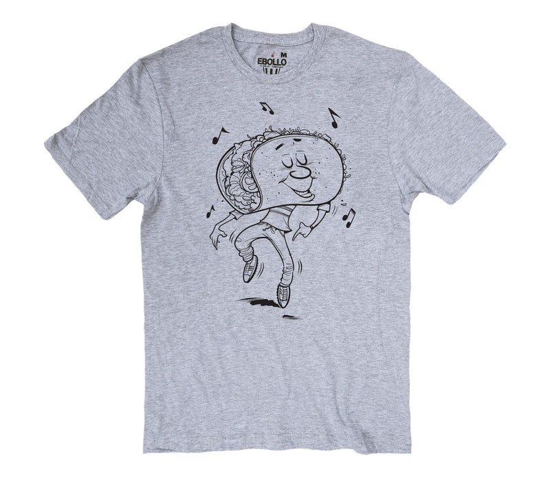 Happy Taco Graphic Tee: Funny Foodie Gift