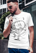 Happy Taco Graphic Tee: Funny Foodie Gift