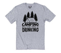 Funny Camping T-Shirt: Drink & Enjoy the Outdoors!