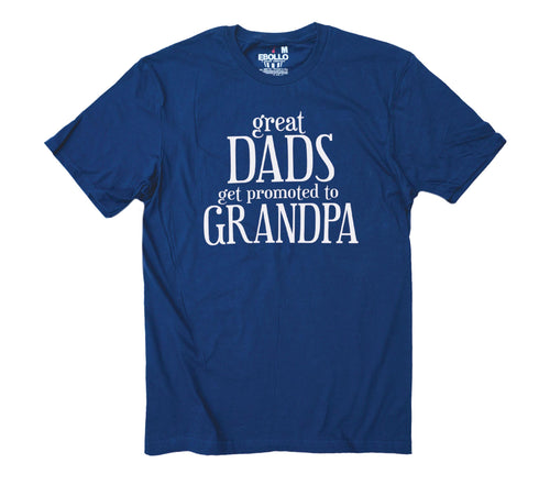 Promoted to Grandpa Shirt, Funny Father's Day Gift, Dad Tee