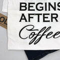 Life Begins After Coffee Shirt - Funny Men's Tee
