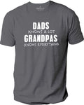 Dad Gift Dads Knows a Lot Grandpas Knows Everything T-shirt - Fathers Day Gift - Funny Shirt Men Gift for Grandpa Husband Gift - eBollo.com