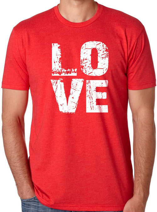 Valentine Gift - Love T Shirt Valentines Day Gift - Gift for Dad Mens TShirt T Shirt Cool Husband tshirt Fiance Gift Cool T Shirts - eBollo.com