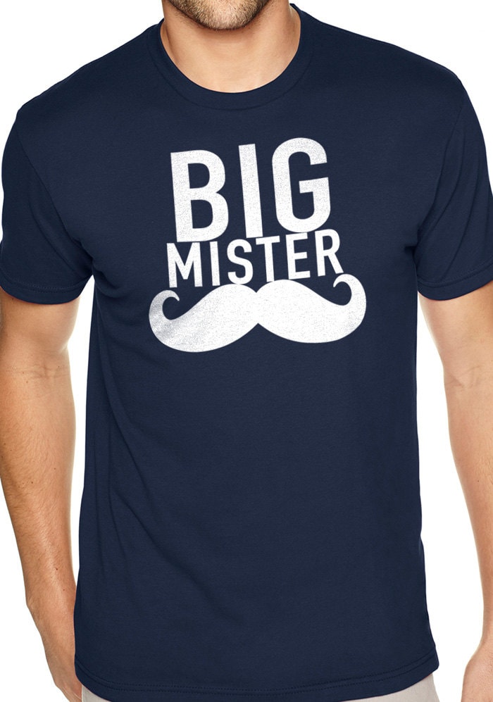 Dad Gift | Big Mister Mustache | Daddy Shirt - Funny Shirt Men - Fathers Day Gift - Mens Shirt - Dad Gift - Mustache Shirt Dad TShirt - eBollo.com