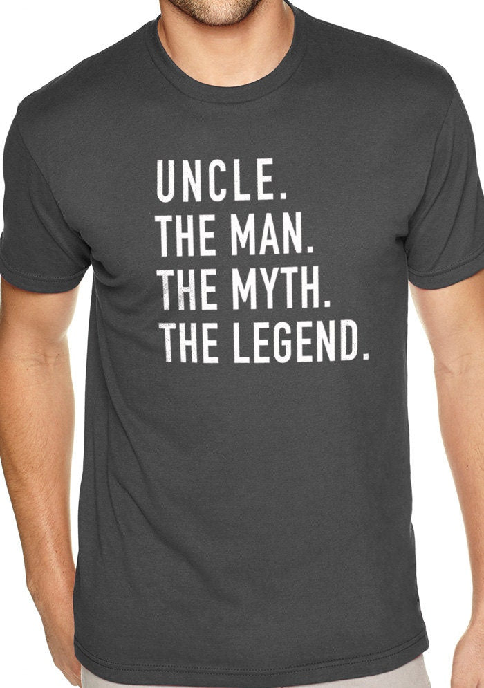 Funny Shirt for Men | Uncle The Man The Myth The Legend - Uncle T-shirt - Dad Christmas Gifts - Fathers Day Gift - Uncle Gift - eBollo.com