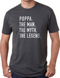 Poppa Gift | Poppa The Man The Myth The Legend Shirt | Fathers Dad Gift - Funny Shirt for Men - Poppa Shirt - Poppa Birthday Gift - eBollo.com