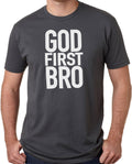 God First Bro Shirt | Christian Gift Shirt - Mens Shirt - Funny Shirts for Men - Fathers Day Gift - Jesus First Shirt God Tee God Shirt - eBollo.com
