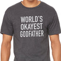Funny Shirt Men | Godfather shirt - World's Okayest Godfather - Fathers Day Gift - Husband Gift - Anniversary Gift - Gift for Godfather - eBollo.com