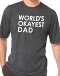Dad Shirt | World's Okayest DAD | Funny Shirts for Men - Fathers Day Gift - Husband Gift - Dad Gift - Funny Mens Shirt - eBollo.com