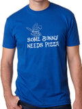 Some Bunny Needs Pizza | Funny Shirts for Men - Easter Day Shirt Easter Shirt Dad shirt Unisex Tee - eBollo.com