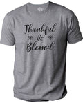 Christmas Dad Gift | Thankful and Blessed T Shirt Christmas Shirt Holiday Gift Husband Gift Wife Shirt Unisex Shirt Christmas Day Gift - eBollo.com