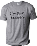 Dad Shirt - I'm Dad's Favorite | Fathers Day Gift - Funny Shirts for Men - Mens T shirt Dad Gift Shirt for Dad Papa Shirt Funny Tshirts - eBollo.com