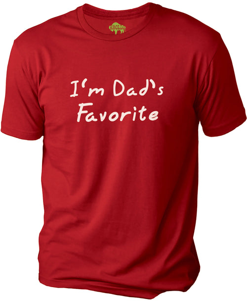 Dad Shirt - I'm Dad's Favorite | Fathers Day Gift - Funny Shirts for Men - Mens T shirt Dad Gift Shirt for Dad Papa Shirt Funny Tshirts - eBollo.com