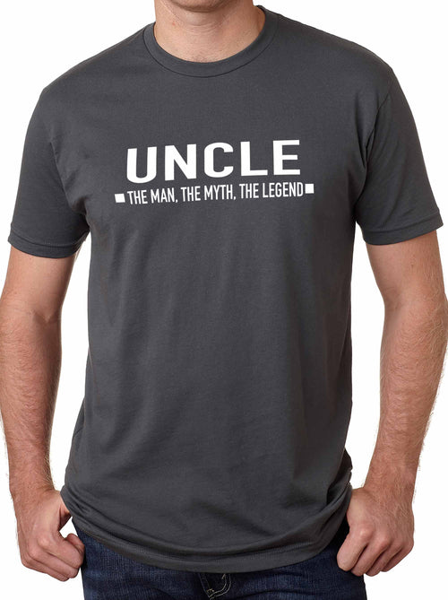Funny shirt Men | Uncle The Man, The Myth, The Legend Shirt | Gift for Men - Uncle Shirt -  Gift for Uncle - Uncle Birthday Gift - eBollo.com