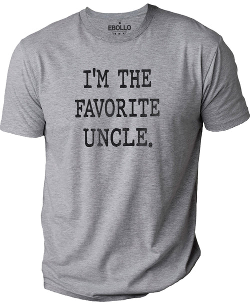 Uncle Shirt - I'm Favorite Uncle | Fathers Day Gift - Mens T shirt Uncle Gift I Love My Uncle Funny T Shirt Funcle Gift Tee - eBollo.com