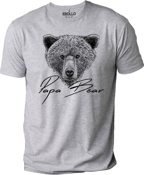 Papa Bear Shirt | Fathers Day Gift - Funny Shirt Men - Dad Shirt - Husband Gift - Papa Gift - Graphic Novelty Funny Shirt - eBollo.com