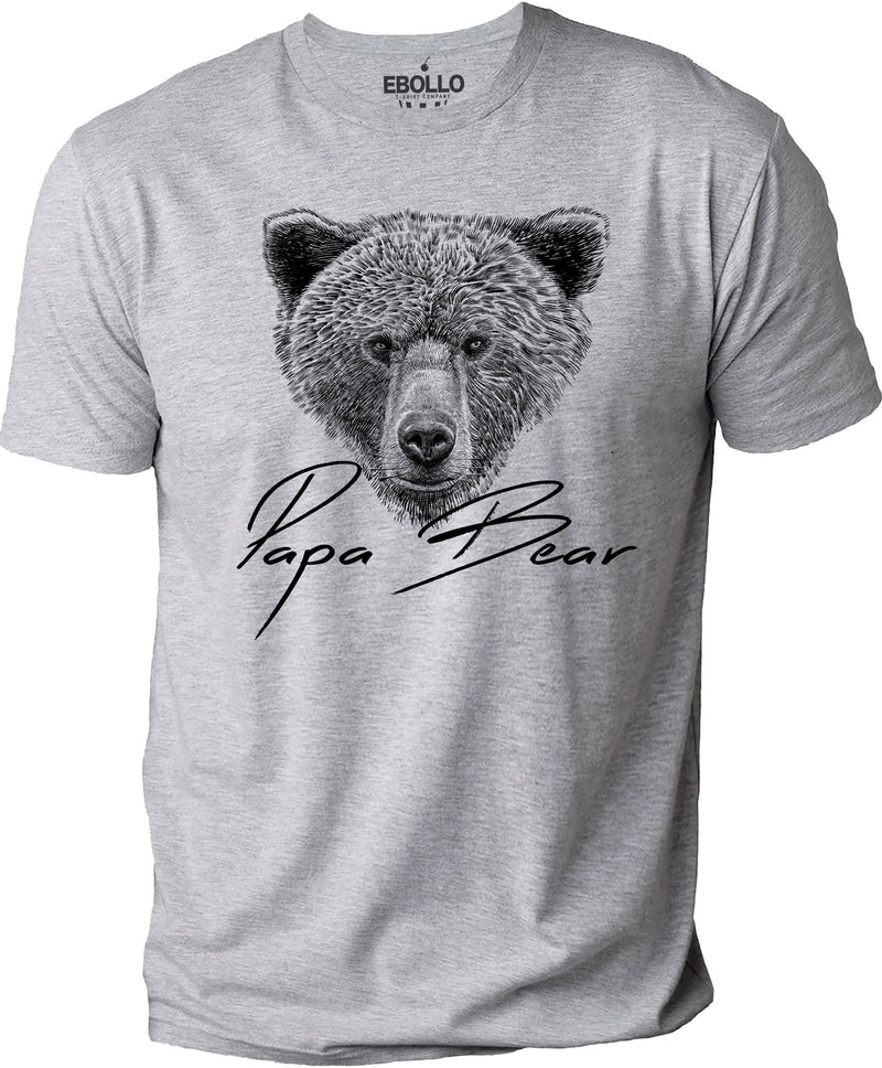 Papa Bear Shirt | Fathers Day Gift - Funny Shirt Men - Dad Shirt - Husband Gift - Papa Gift - Graphic Novelty Funny Shirt - eBollo.com