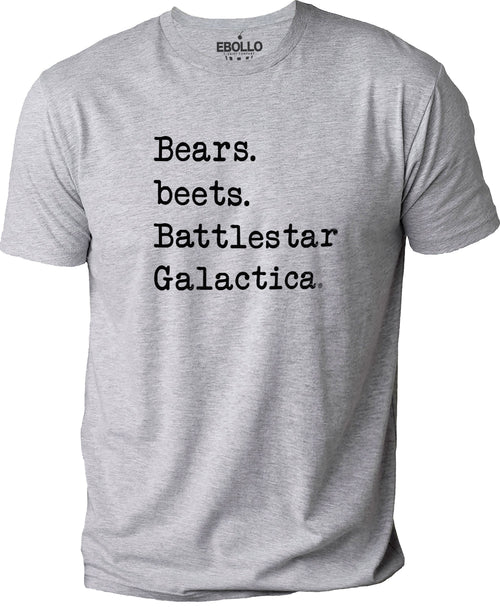 Bears beets Battlestar Galactica Shirt The Office Husband Gift - Christmas Dad Gift - The Office Shirt - Funny Shirts for Men Boyfriend Gift - eBollo.com