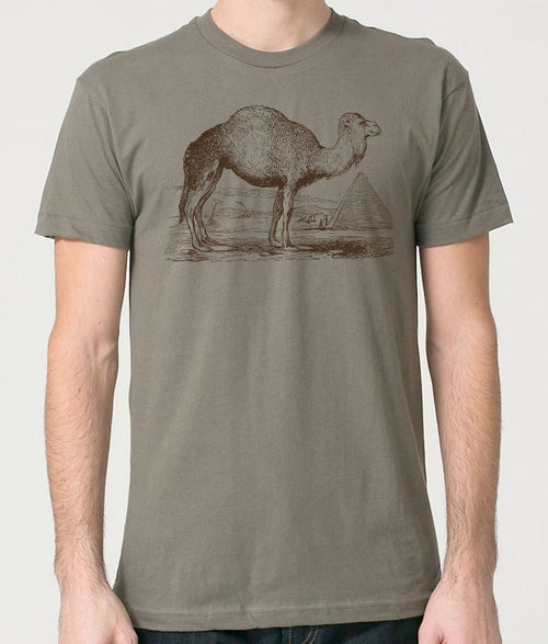 Husband Gift CAMEL Mens Tshirt - Fathers Day Gift - Dad Gift - Graphic Tee Casual Cool Animal Shirt Father Gift - Gift for Husband - eBollo.com