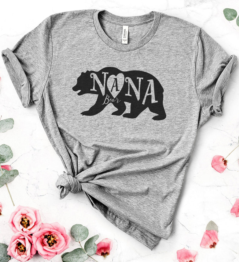 Grandma Gift Nana Bear Shirt | Mothers Day Gift - Anniversary Gift Shirt - Funny T shirt Gift for Grandma - Mama Bear shirt Abuela Tshirt - eBollo.com