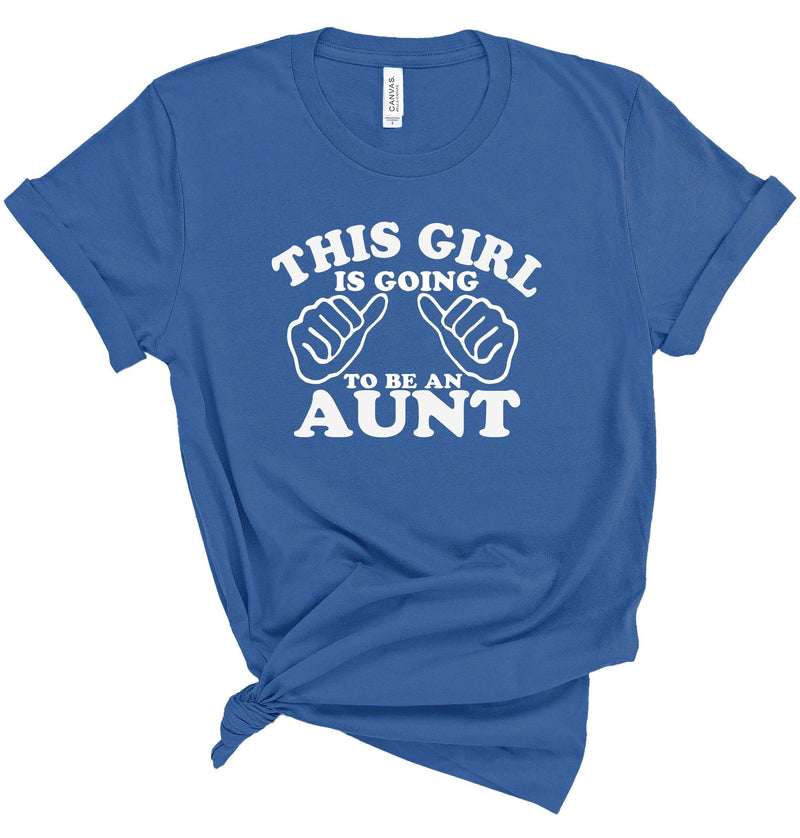 Aunt Shirt This Girl is going to be an Aunt Womens T Shirt Funny Shirts Women | Gift for Auntie Tshirt aunt to be Shirt Baby Newborn - eBollo.com