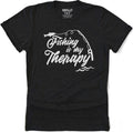 Fishing is My Therapy Shirt | Funny Fishing Shirt - Fathers Day Gift - Fisherman Gifts - Husband Gift - Shirt for Fisher - Dad Gift - eBollo.com