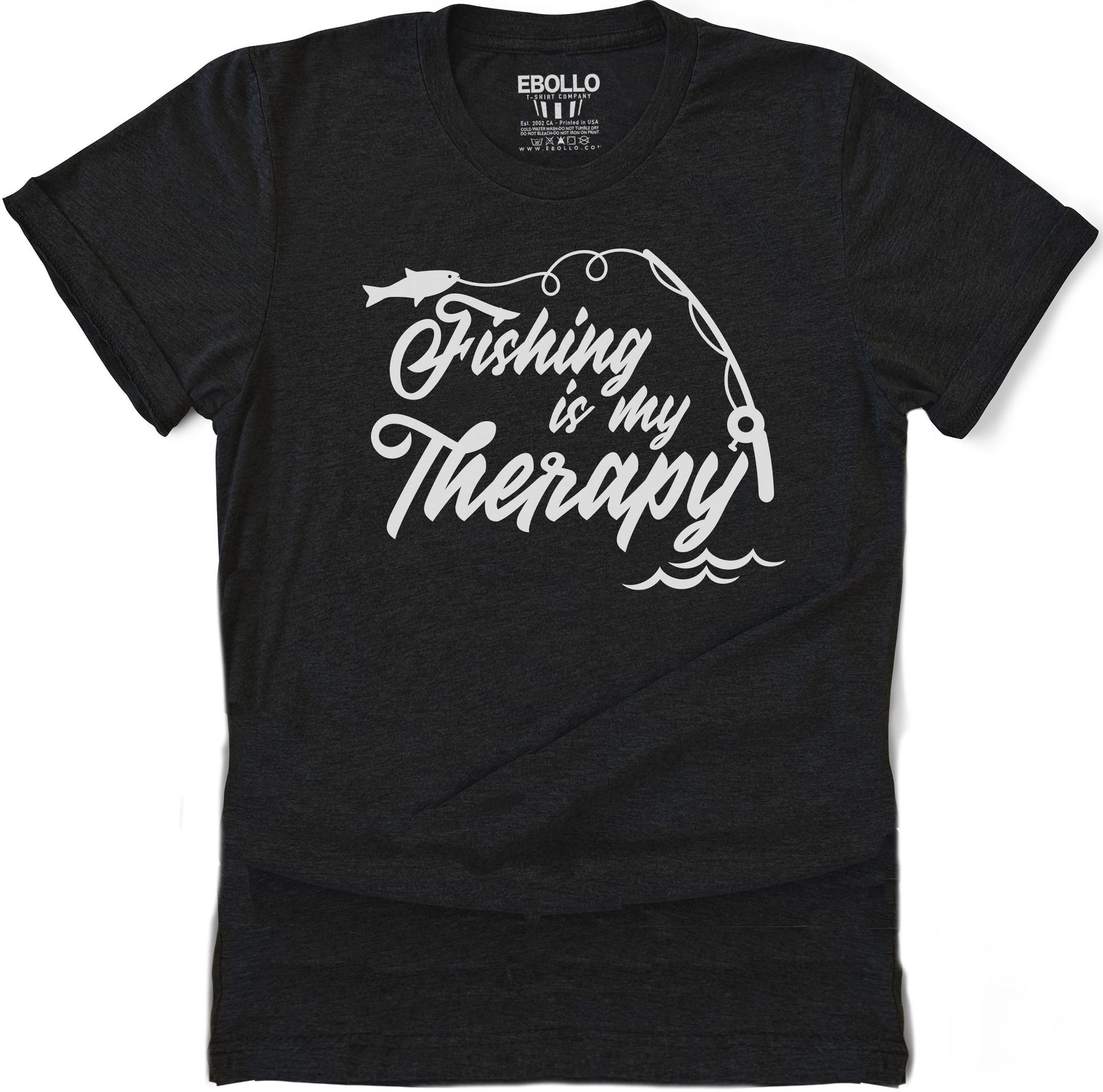 Fishing is My Therapy Shirt  Funny Fishing Shirt - Fathers Day