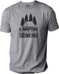 Camping with a good chance of Drinking Shirt |  Funny Camping TShirt - Funny Shirt Men - Fathers Day Gift - Summer T-Shirt - Husband Gift - eBollo.com