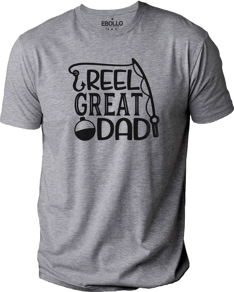 Reel Great Dad Shirt  Funny Fishing Shirt - Fathers Day Gift